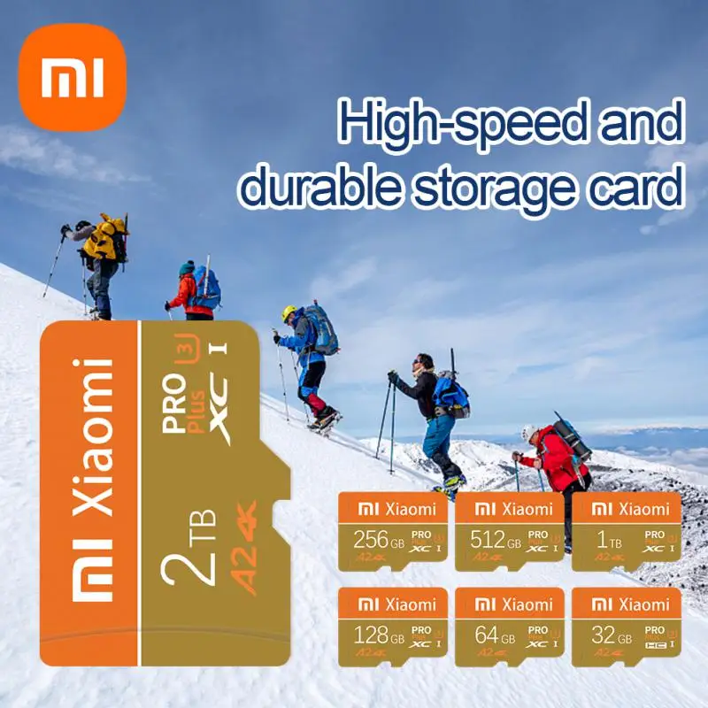 Xiaomi Micro TF SD Card 2TB 1TB Карта памяти класса 128GB 256GB Высокоскоростная карта Cartao De Memoria Flash