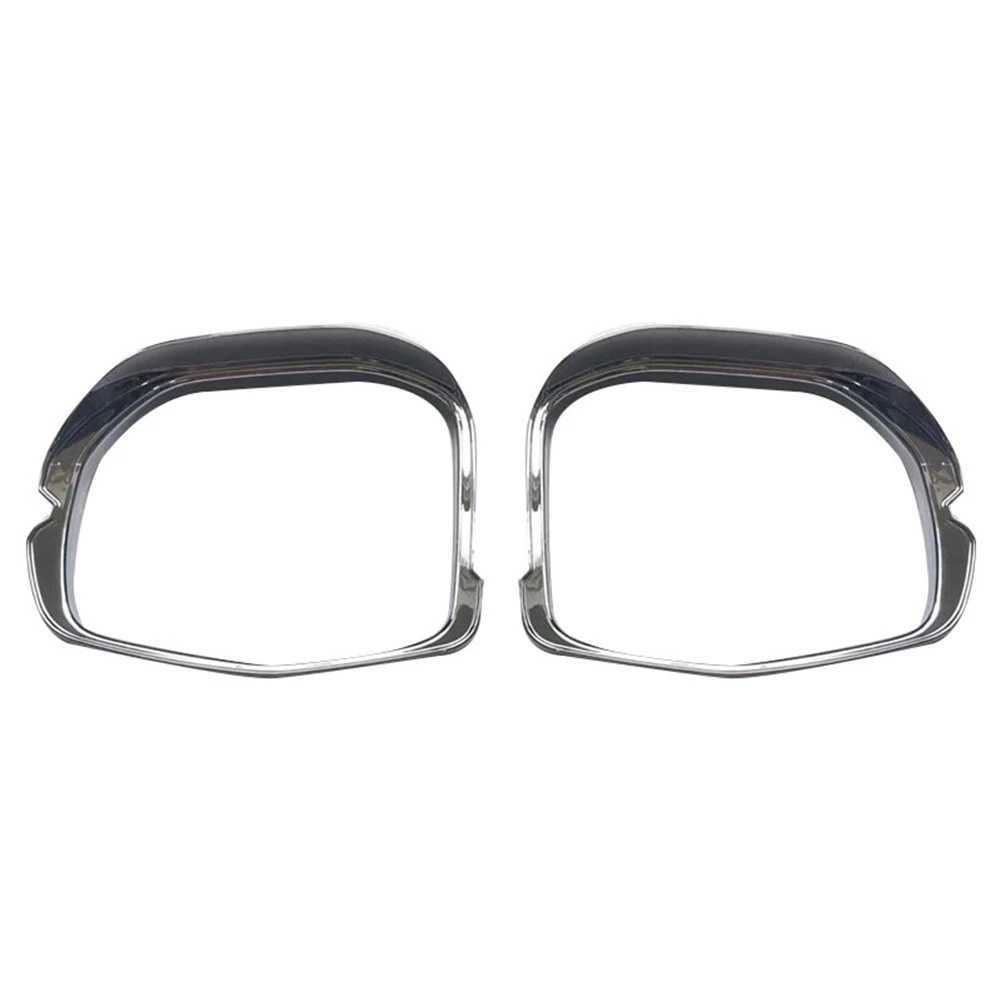 

Автомобильное хромированное серебряное зеркало заднего вида, дождевая Накладка для бровей, отделка, рамка для Honda HRV HR-V XRV XR-V 2022 2023