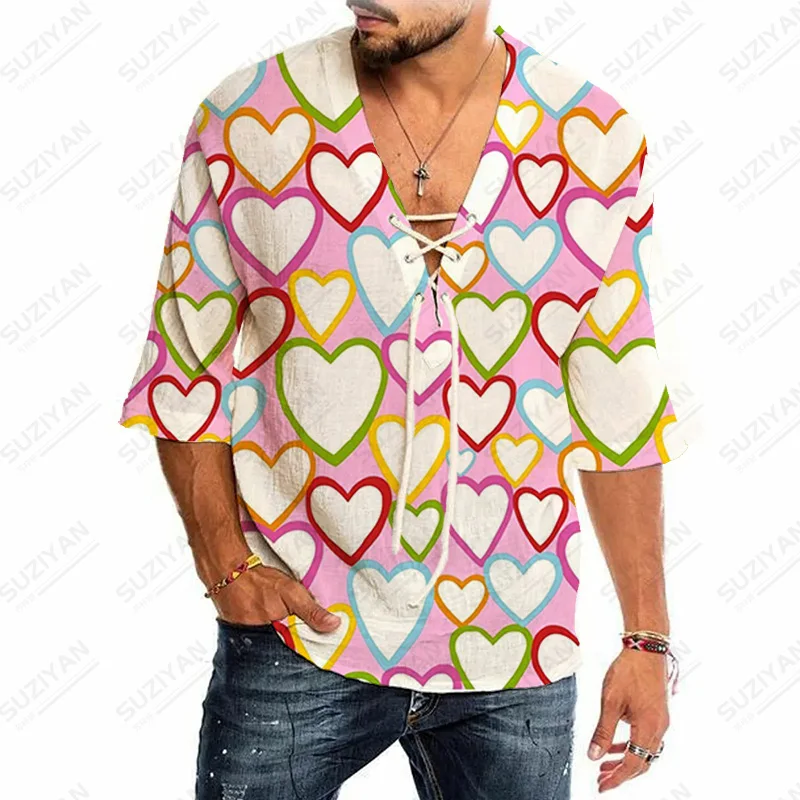 

Patterns Korean Free Hippie Beautiful Patterns Shipping Handsome Stand Collar Urban Style Men Clothing Turn-Down Gulf Plants