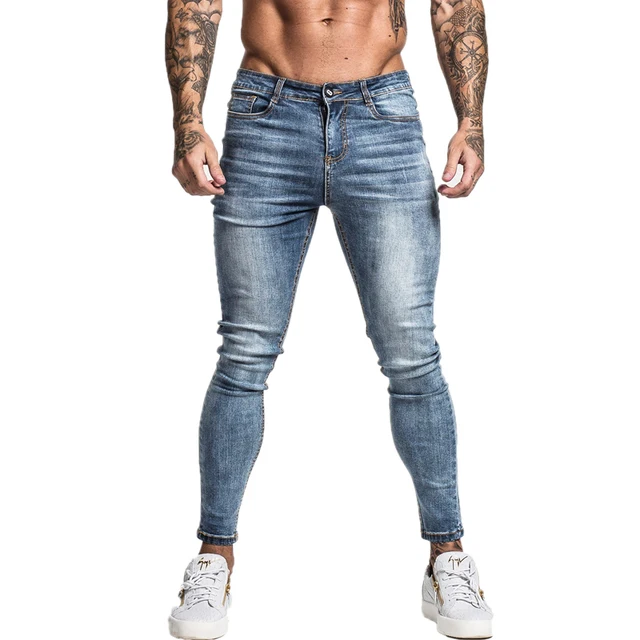 GINGTTO Mens Skinny Jeans Stretch Denim Stylish Jeans for Men