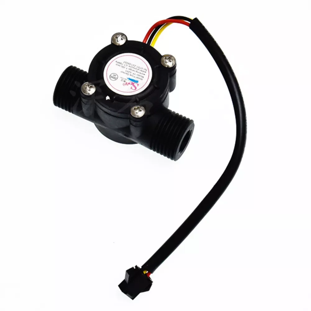 

DC 5-18V Water Flow Sensor 1.75MPa Water Control Liquid Flowmeter Hall Flow Sensor Switch YF-S201 for 1/2 inch Water Dispenser