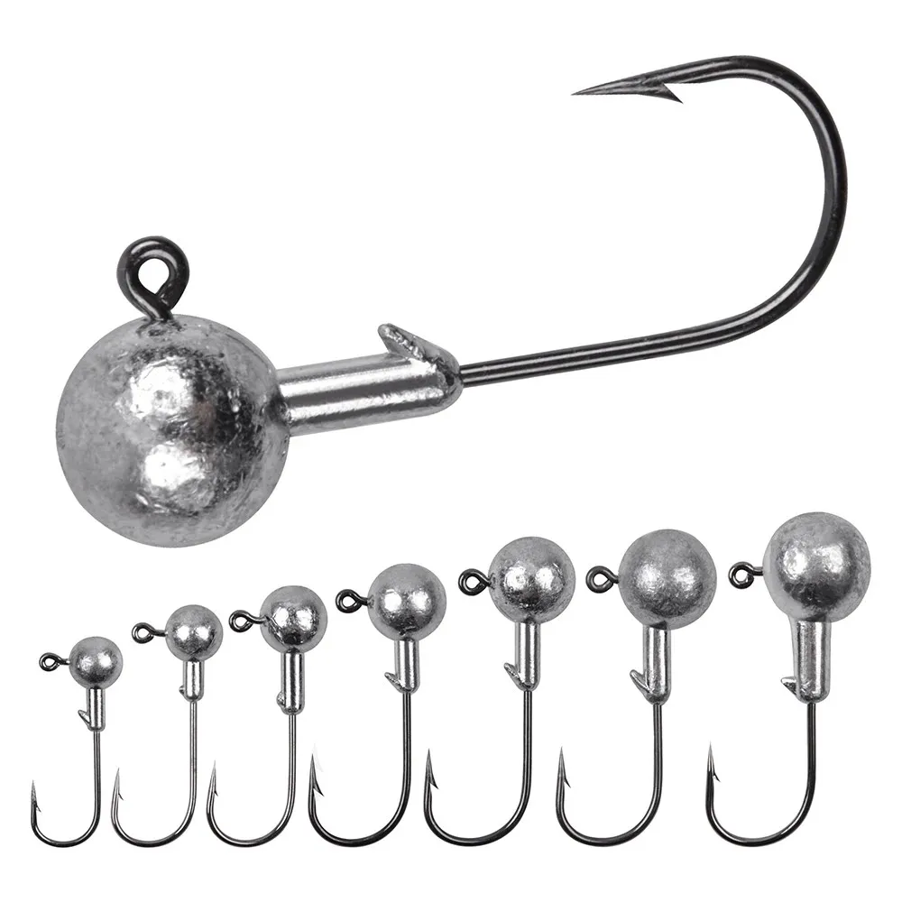 20 шт. кренк джиг головка крючок рыболовные крючки приманка жесткая мягкий червь