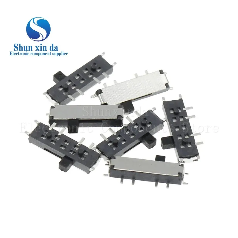 10 шт./лот MSK-12C03-07 8Pin переключатель Микро SMD ВКЛ-ВЫКЛ 1P2T Третья передача боковой