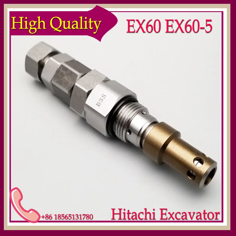

Высококачественный EX60-5 главный разгрузочный клапан 0714604 EX60, главный предохранительный клапан для Hitachi Запчасти для насоса экскаватора
