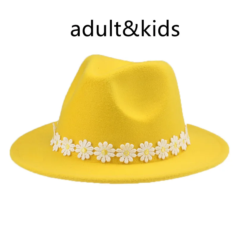 

шляпа женская шапка женская шляпа женская летняя шляпа мужская Шляпка-федора Женская однотонная с цветами, 52 см, 58 см