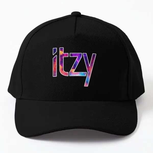 

Itzy Logo Abstract Classic T Shirt Baseball Cap Hat Czapka Snapback Bonnet Summer Printed Black Hip Hop Boys Casual Casquette