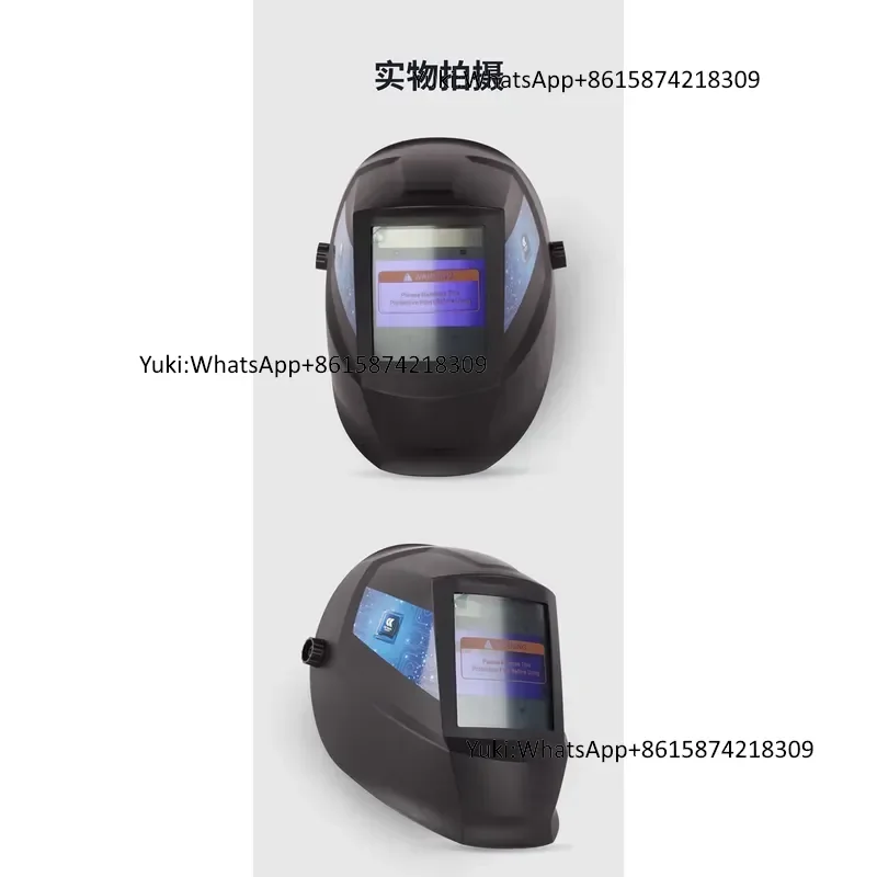 Фото Сварочная маска Chengkai Technology CKL-3125 с автоматическим затемнением, защитой от ультрафиолета, солнечной литиевой батареей и сварочным визором. №5