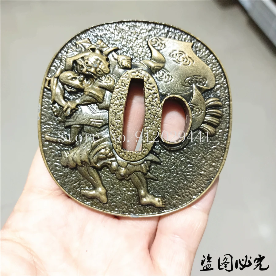 Защитная накладка для рук из сплава фитинги Tsuba японского самурая катаны