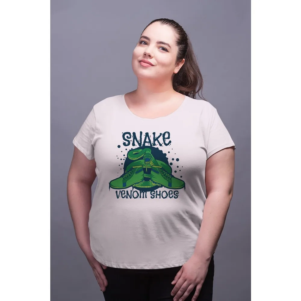 

Женская хлопковая футболка, большие размеры