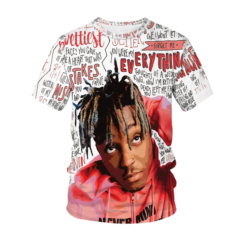 Новая красивая футболка в стиле хип-хоп Raper Tupac 2pac Swag Harajuku с 3D-принтом свободные
