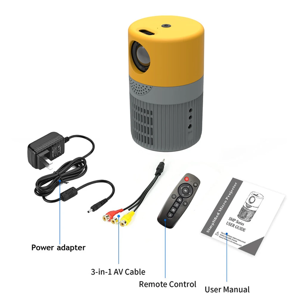 2022 YT400 Новый портативный карманный светодиодный мини-проектор подарок для