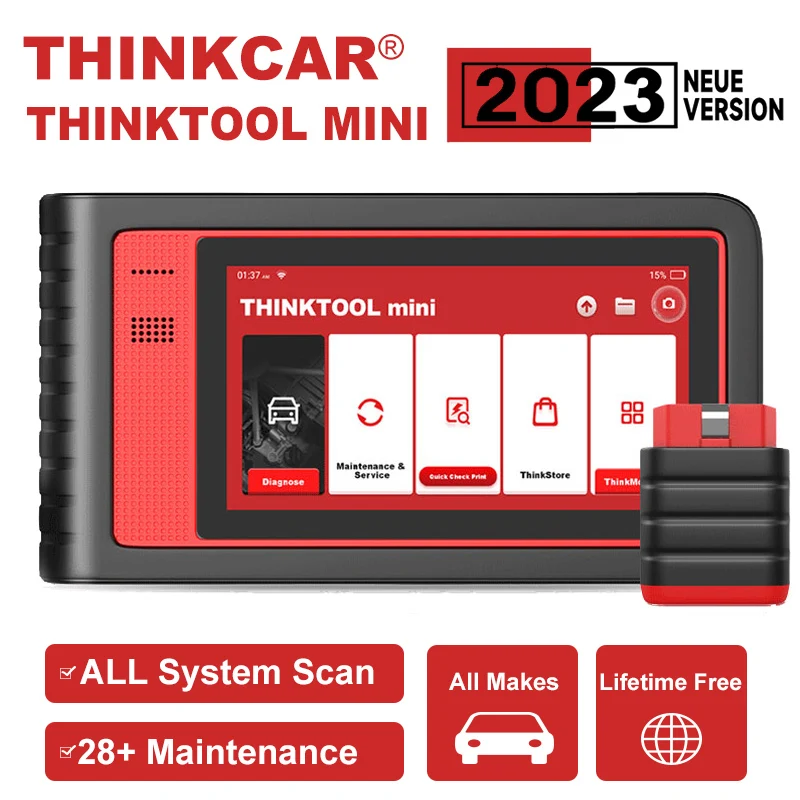 

THINKCAR Thinktool Mini OBD2 Automotive Scanner All System Diagnosis DPF IMMO TPMS Oil Reset Car Diagnostic Tools OBD 2 Scanner
