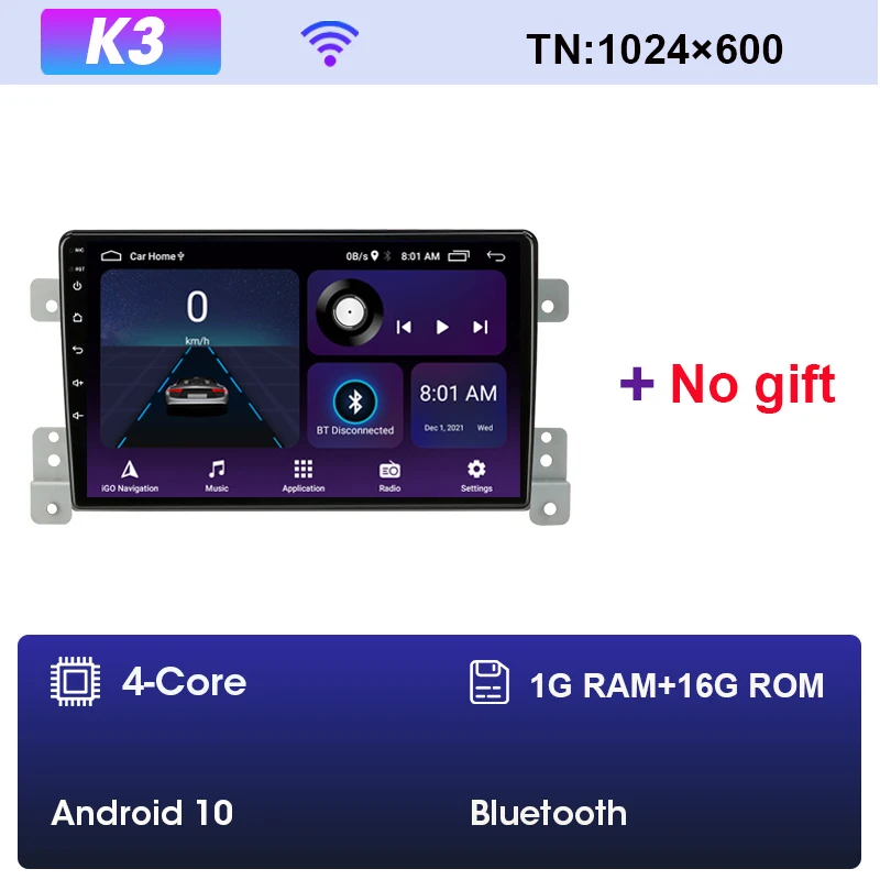 

Мультимедийная магнитола JMCQ, мультимедийная стерео-система на Android 12, с 9 "экраном, GPS, Wi-Fi, видеоплеером, для Suzuki Grand Vitara, типоразмер 2 din, 2005-2015