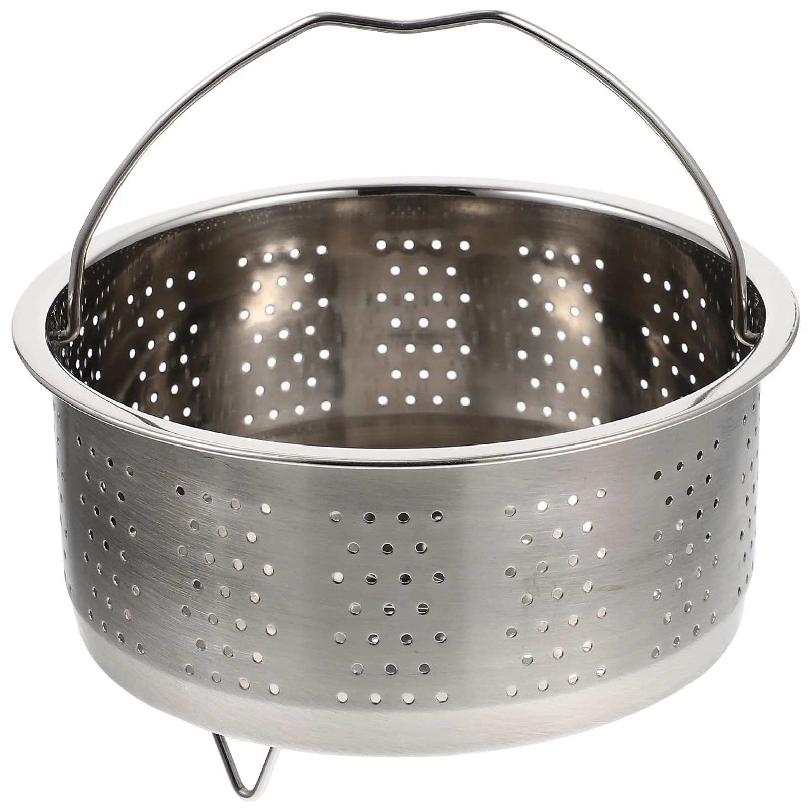 

Stainless Steel Steamer Metal Strainer Basket Vegetables Steaming Stand Pan Seafood