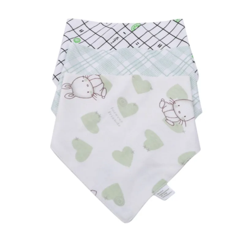 

3Pcs/pack Baby Bandana Bibs Extra Soft Natural Cotton Baby Drool Bib for Drooling and Teething Super Absorbent Baby Shower Gifts