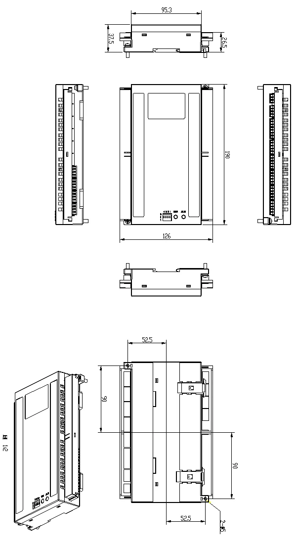 Устройство для контроля температуры модуль обнаружения напряжения и тока 24