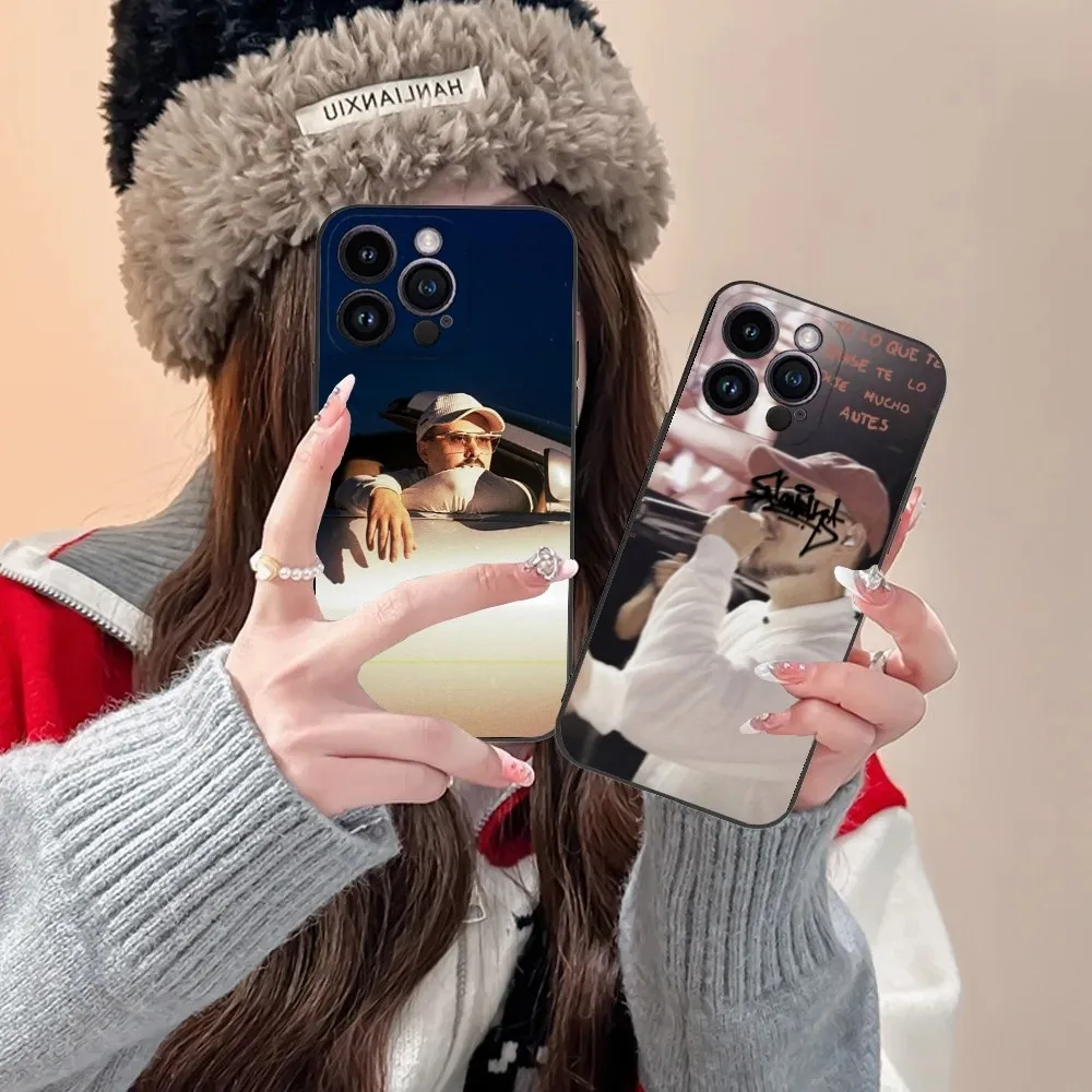 Singer D-Dellafuente FC Phone Case For iPhone 16 15 14 13 12 11 Plus Pro Max XS X XR SE Mini 8 7 Soft Silicone Black Cover