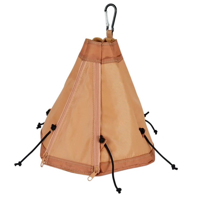 

Outdoor Camping Tissue Box Foldable Portable Creative Tent Tissue Box Car Tissue Box Rolled Paper Storage Bag