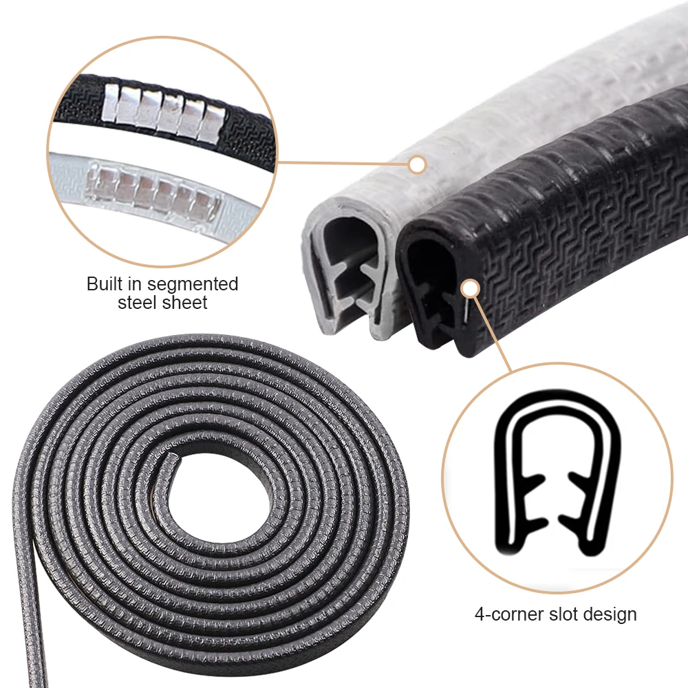 Универсальная защита для автомобильных дверей кромок 2/5/10/12 м литье полоса