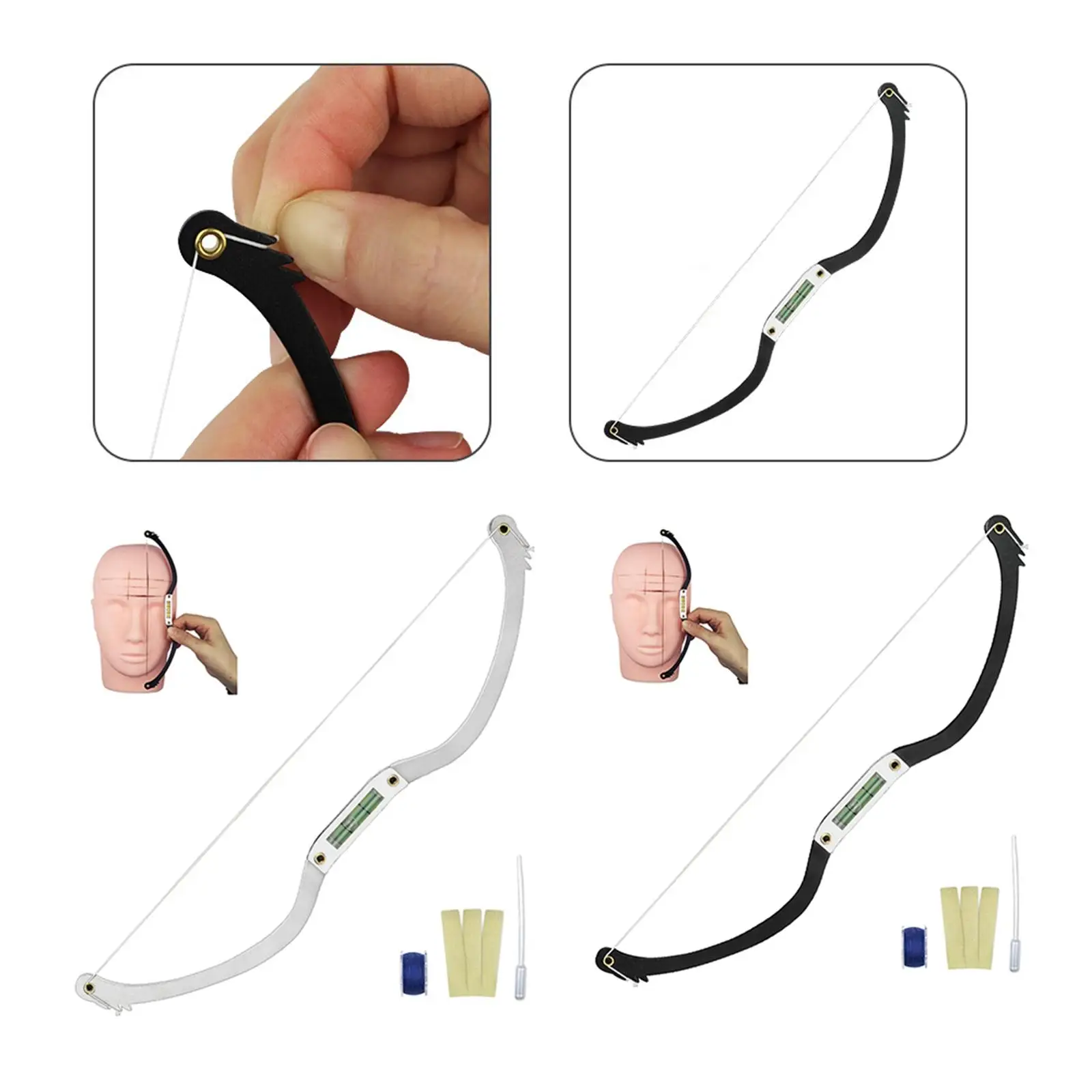 1 шт. Перманентный макияж лук и стрела строка фотомаркер многоразовый шаблон