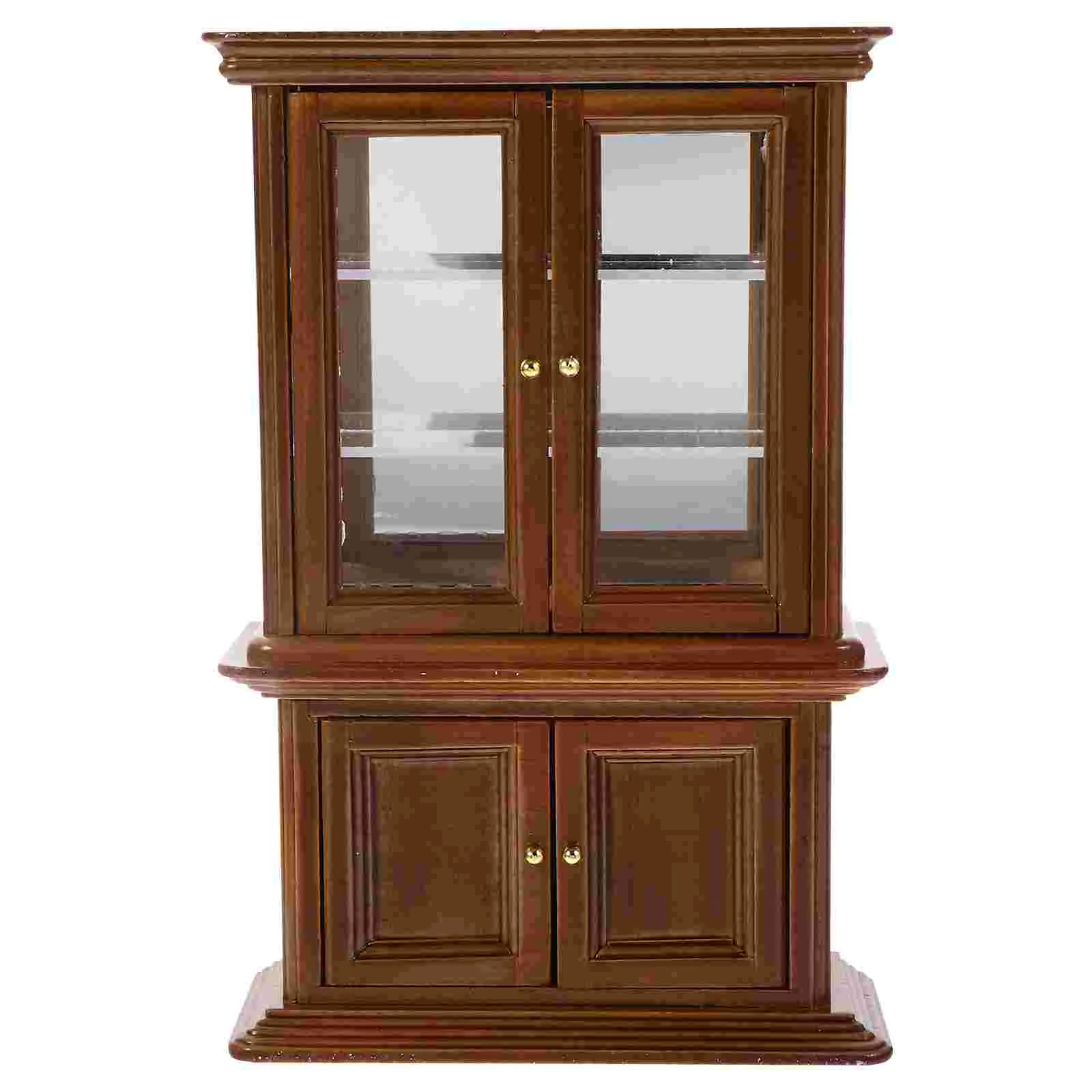 

Decorations House Miniature Display Cabinet Wooden Furniture Accessories Ornament