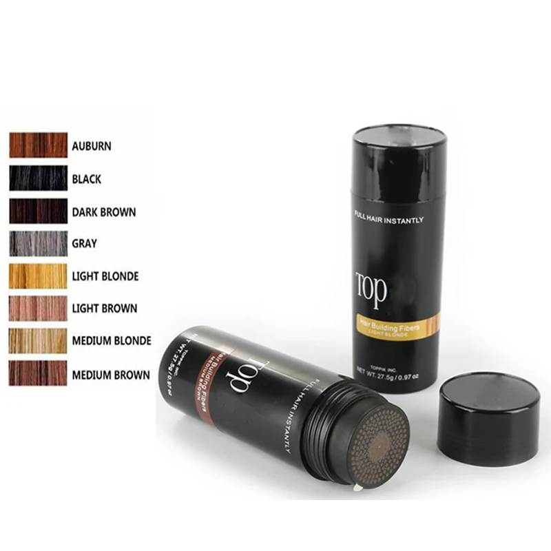 9-color Natural Hair Building Fiber Powder Keratin Styling A