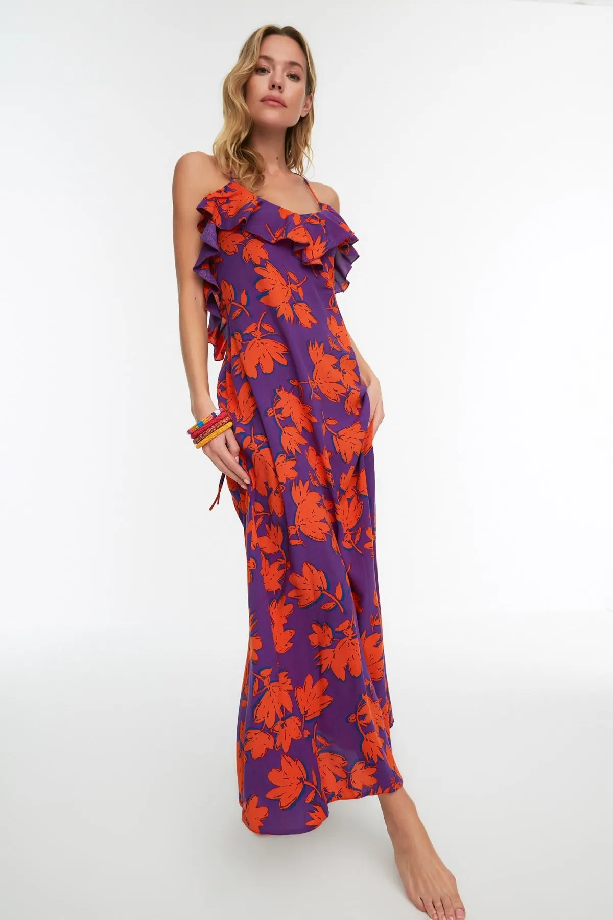 

Women's Dress Purple Floral pattern Floral Floral Floral Summer Fashion Casual Short Sleeve Elegant Dress