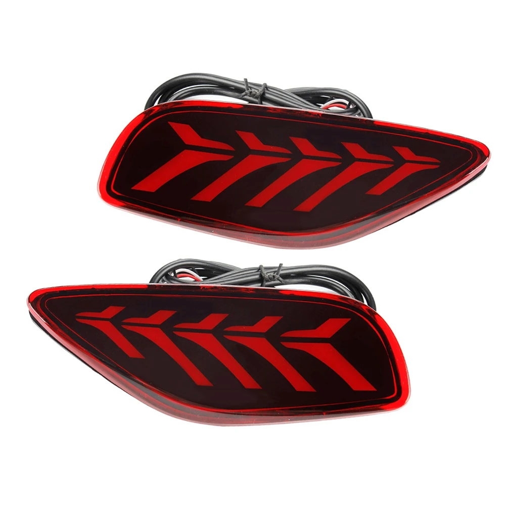 

1 Pair Car LED Turn Signal Reflector Tail Light Rear Bumper Light Rear Fog Lamp Brake Light for Kia Seltos 2019-2021