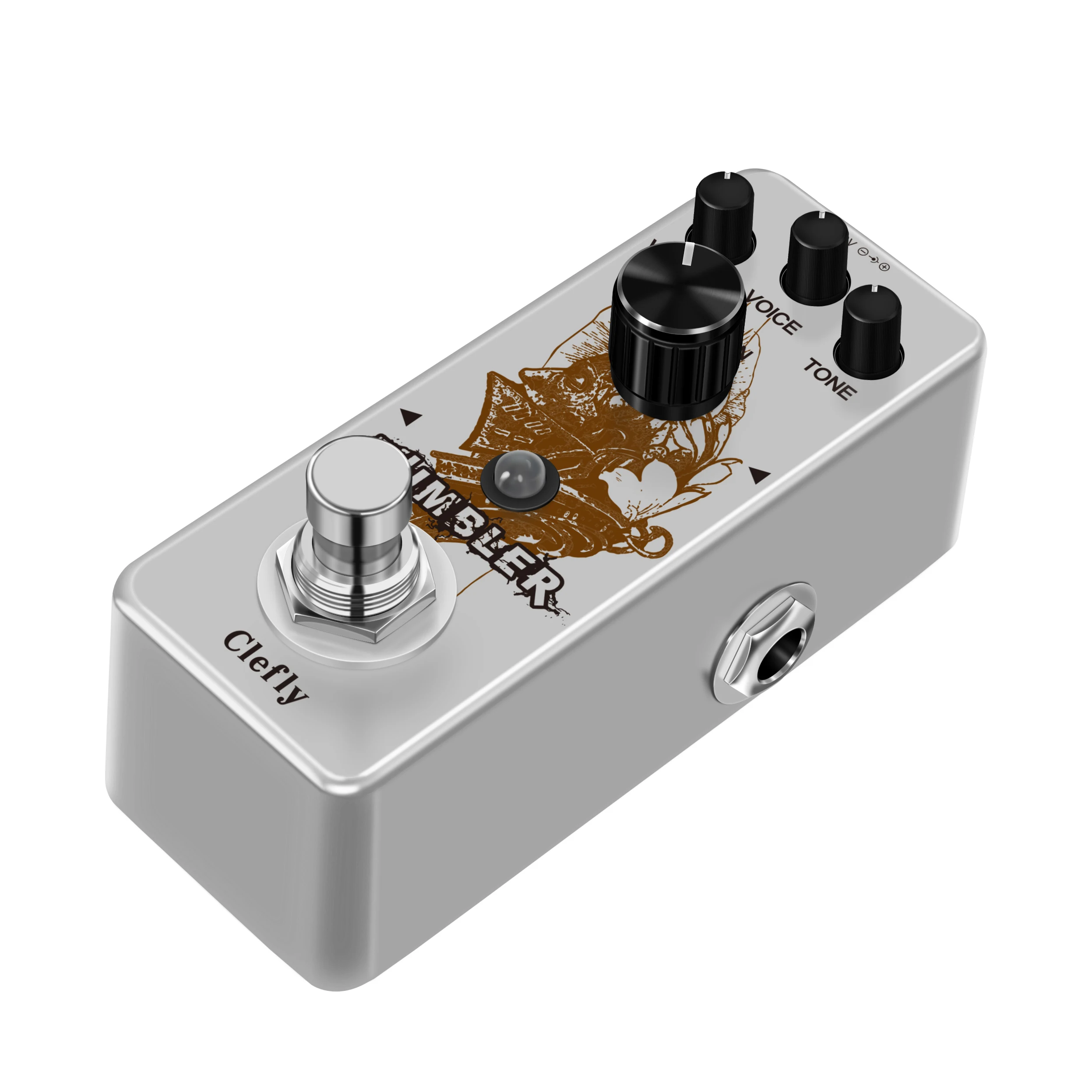 Clefly LEF-315 Guitar Dumbler Pedal Analog Dumbler Overdrive Pedals For Electric Guitar With Medium Distortion True Bypass