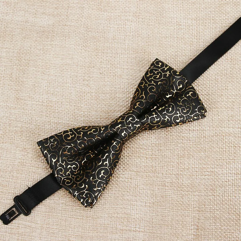 Новинка высокое качество Классические Кожаные галстуки-бабочки с узором из