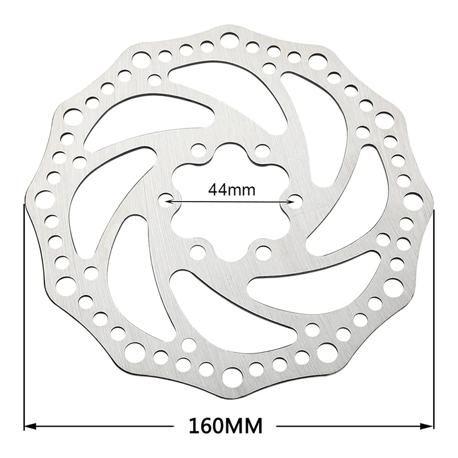 

2PCS Bicycle Disc Brake Bike Brake Rotor Bike Cycling Front Rear Caliper 160MM For MTB Mountain Road Cruiser Bike Parts