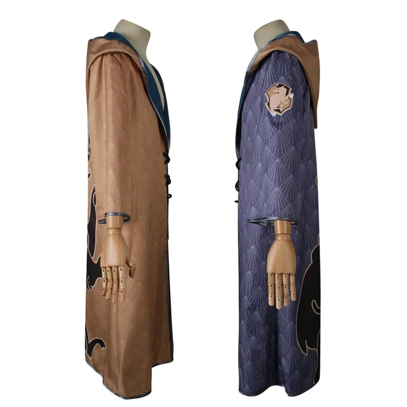 Средневековый халат для косплея костюм мужчин колдовство школьный винтажный