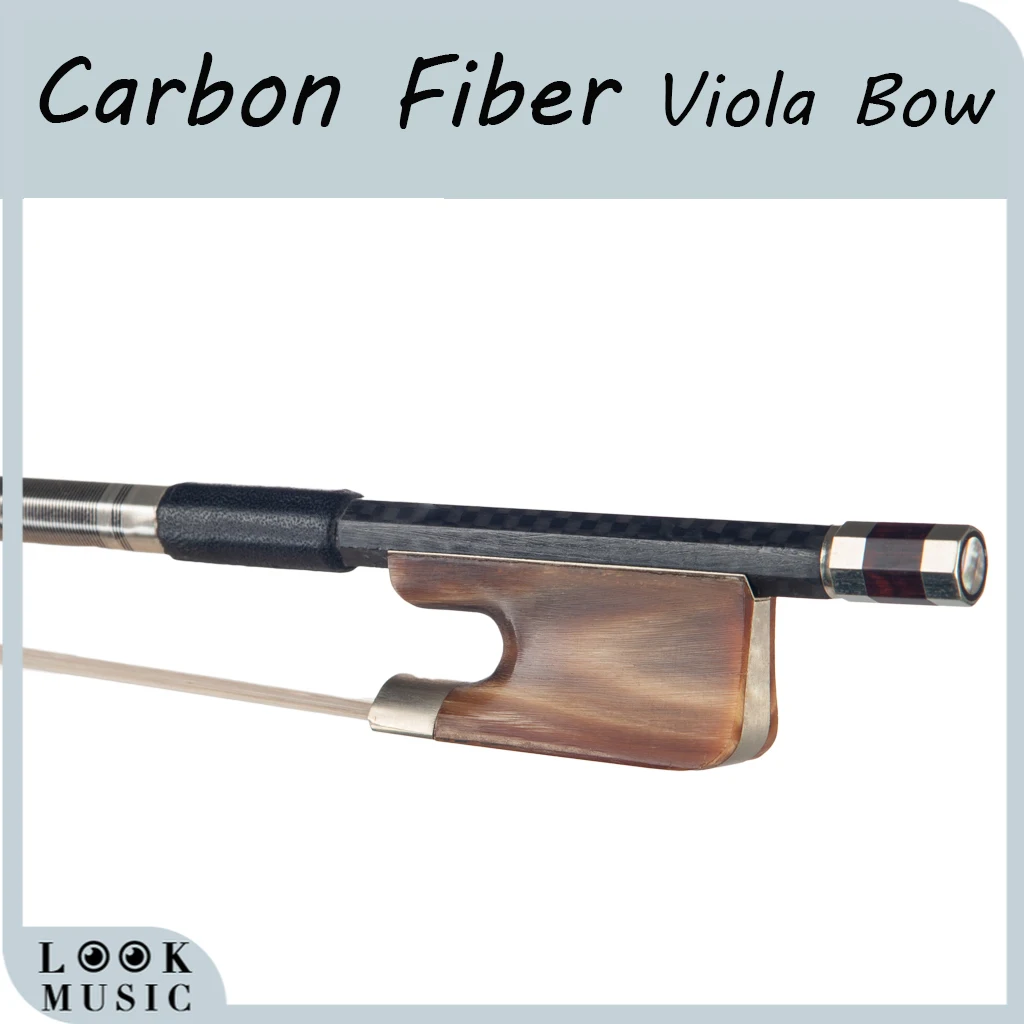 

16 дюймов углеродное волокно Альта лук сетка углеродное волокно палочка конский волос W/ Ox гудок лягушка быстрый ответ