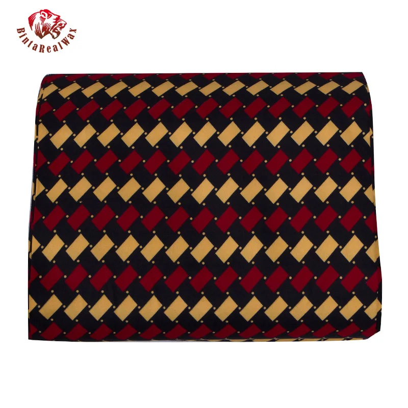 Африканская восковая ткань из полиэстера с ткацким рисунком оптовая торговля