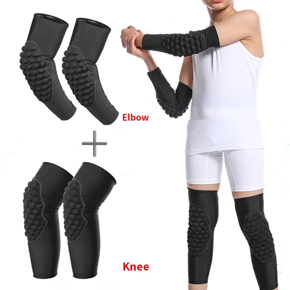 

Children Cycling Protective Gear Knee And Elbow Pads Set Compression Sleeve Support Joint Pain Protector Guards For Bicycle Boy
