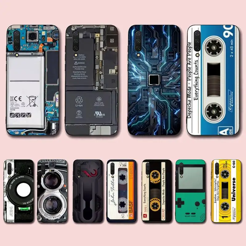 

Retro Vintage Camera Cassette Phone Case for Xiaomi mi 5 6 8 9 10 lite pro SE Mix 2s 3 F1 Max2 3