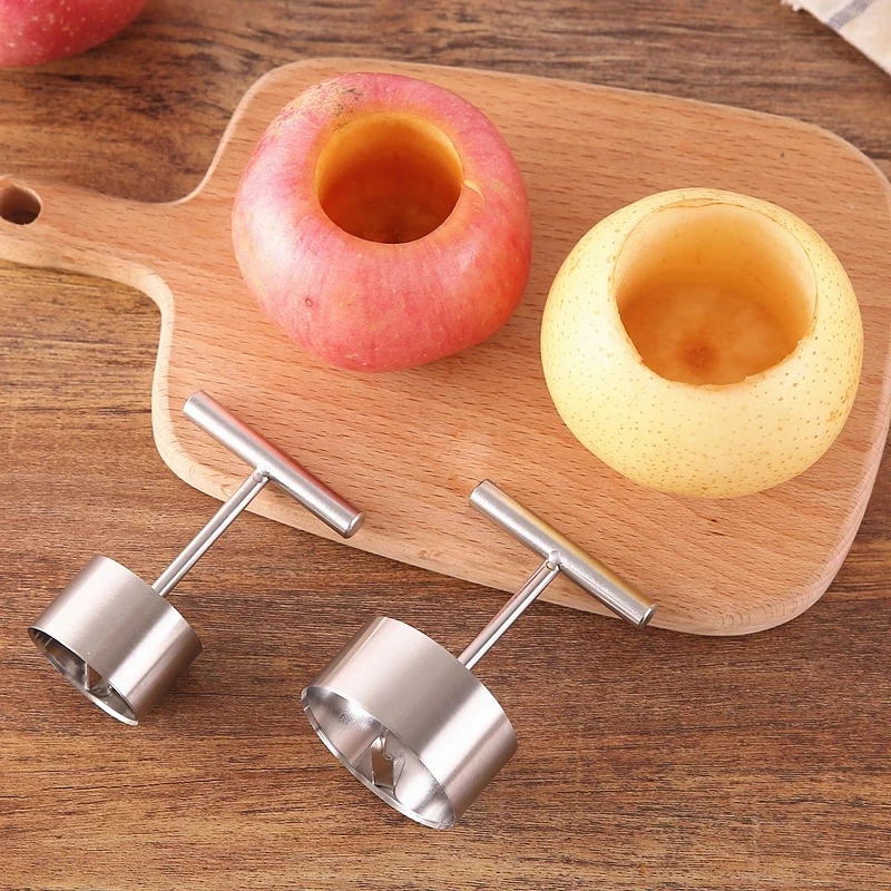 

1pc Stainless Steel Apple Rice Mold Stewed Sugar Sydney Pear Core Puller Fruit Core Puncher Ultra Sharp