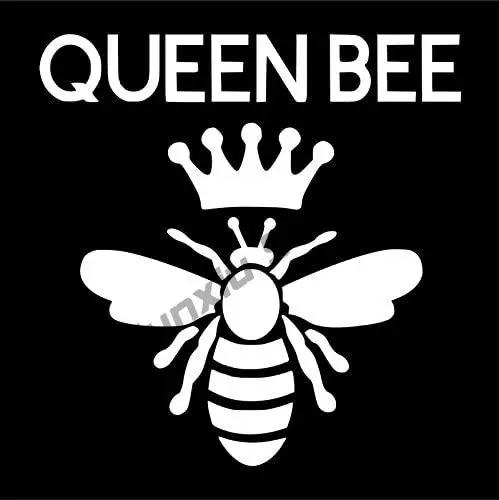 

Queen Bee Vinyl Decal Sticker | Cars Trucks Vans SUVs Windows Walls Cups Laptops White Black JDM Creative Refit Sticker Decor