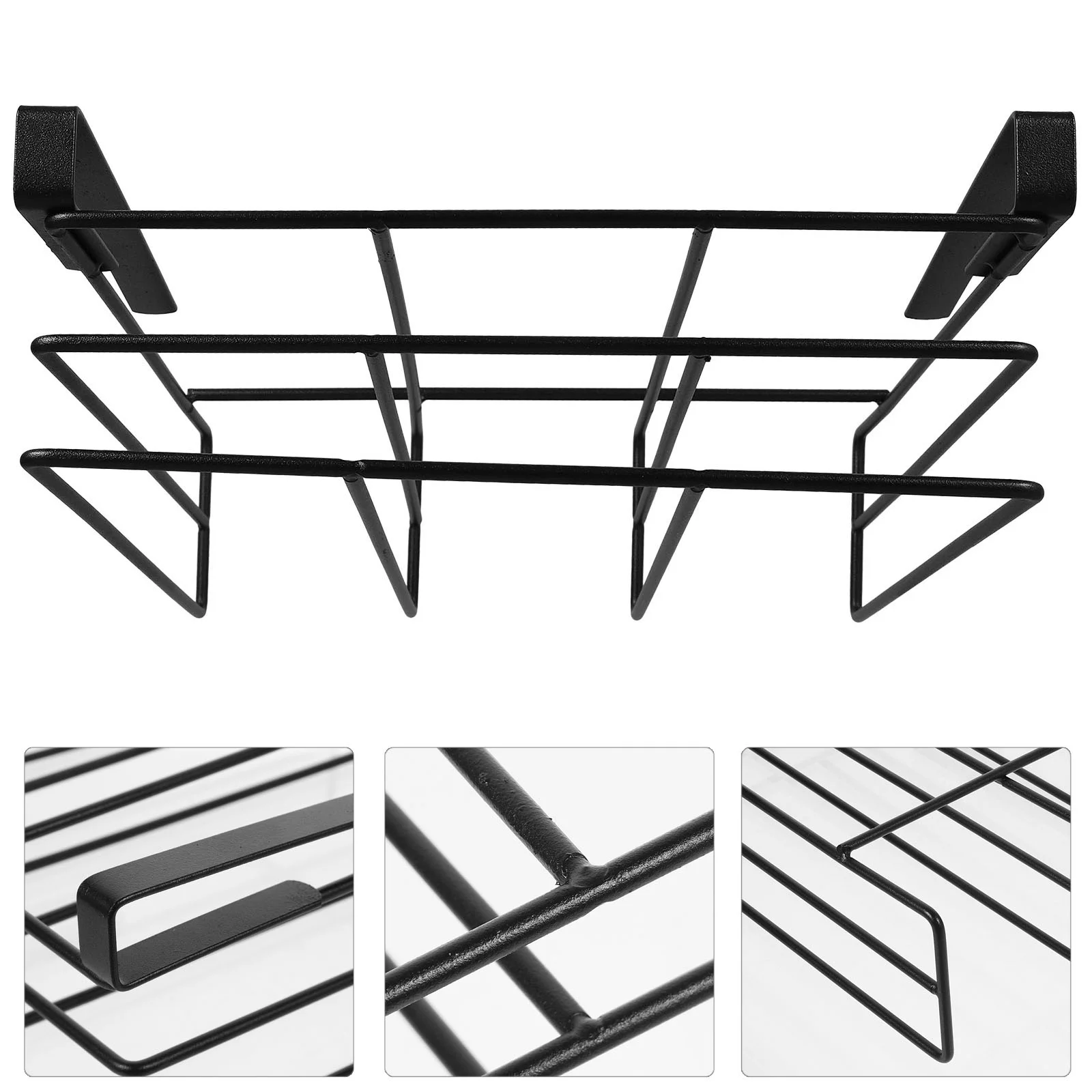 

Inferior Rack Cabinet Organizer Kitchen Under Shelf No Drilling Kitchenware Utensil Hanger Space-saving Holder