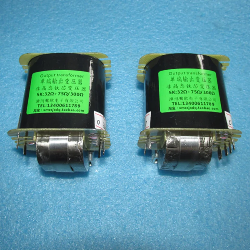 

1 пара, трансформатор аморфного сердечника, выходной трансформатор RCA 5K:32Ω + 75Ω/300Ω, подходит для наушников на передней стадии