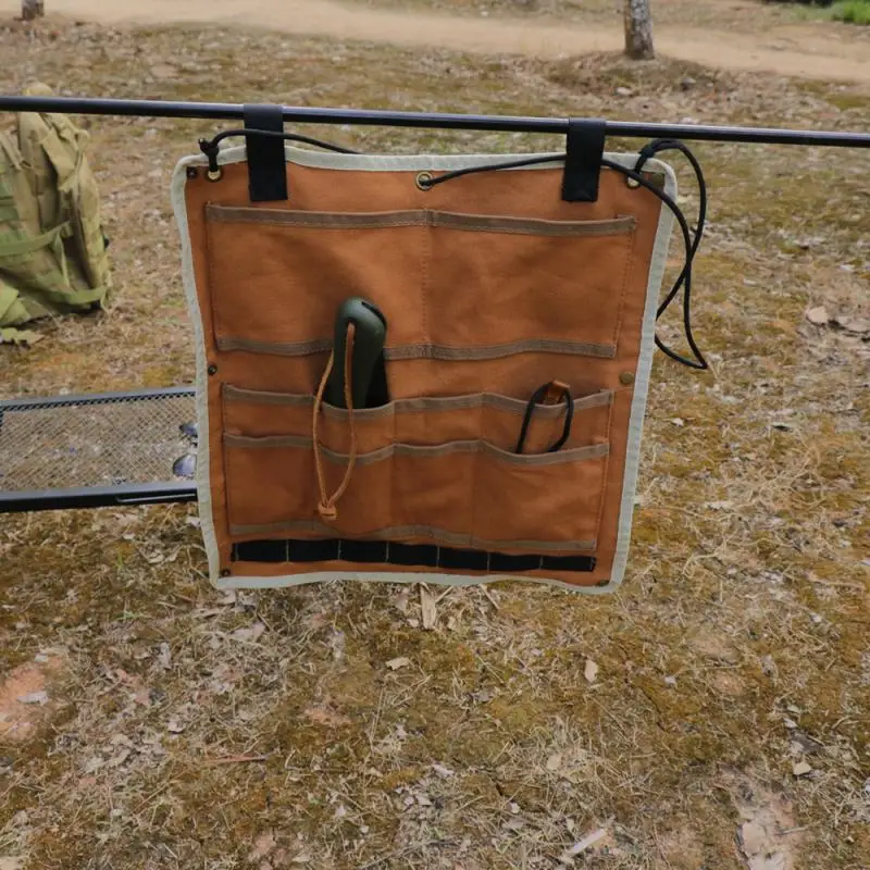 

Многофункциональная Водонепроницаемая холщовая подвесная палатка с навесом, оборудование для хранения аксессуаров, сумка для путешествий, кемпинга