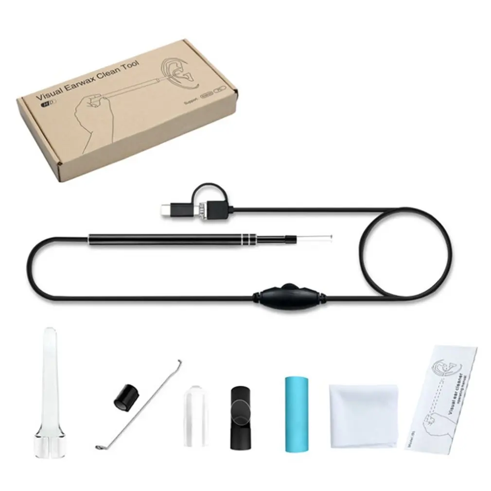 

3 in 1 USB Ear Cleaning Endoscope Earpick With Mini Camera HD Earwax Removal support all smartphone systems For Dropshipping