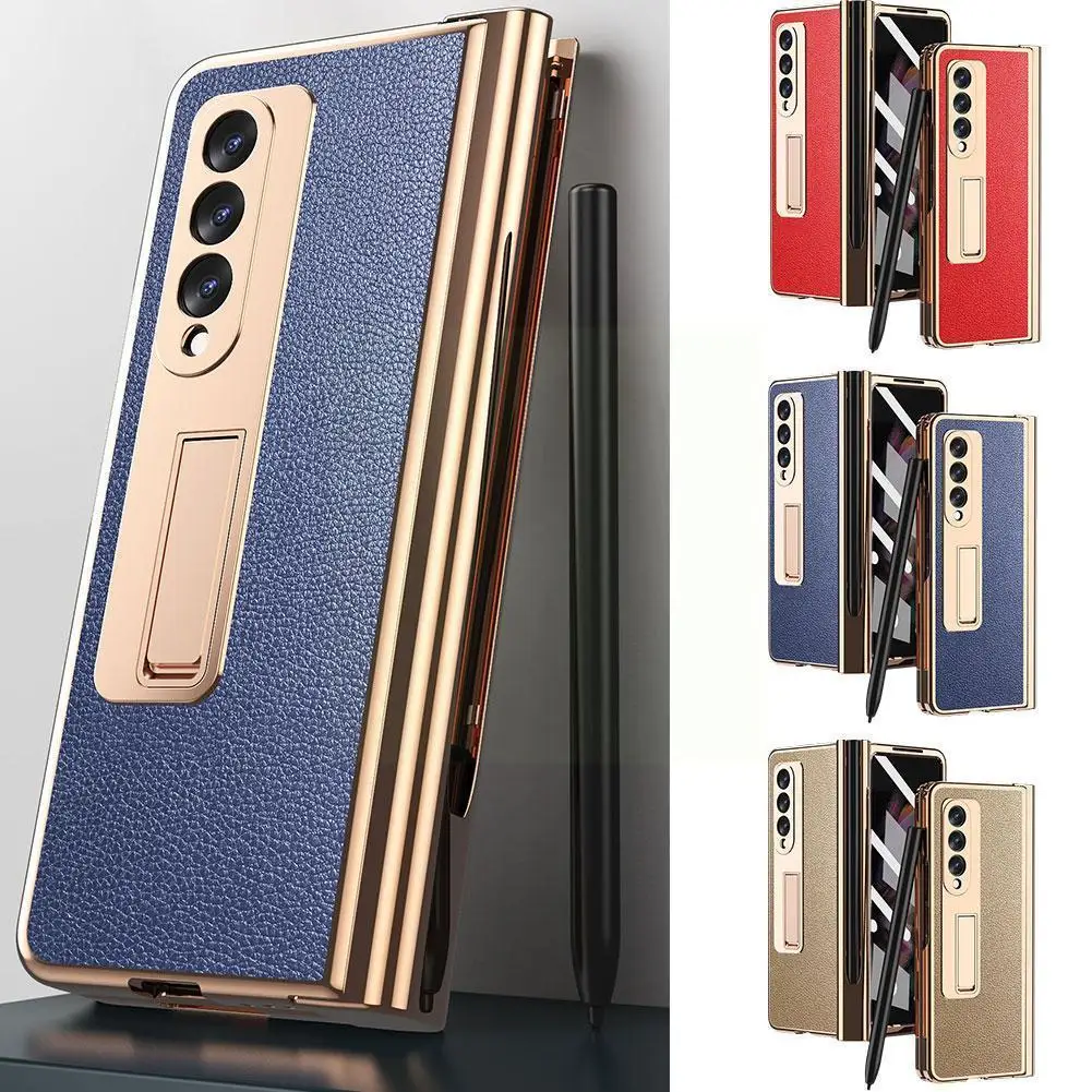 

Двойной шарнир для Z Fold 3 5g с S слотом для ручки передний экран Стеклянная Подставка держатель полная жесткость D3k9