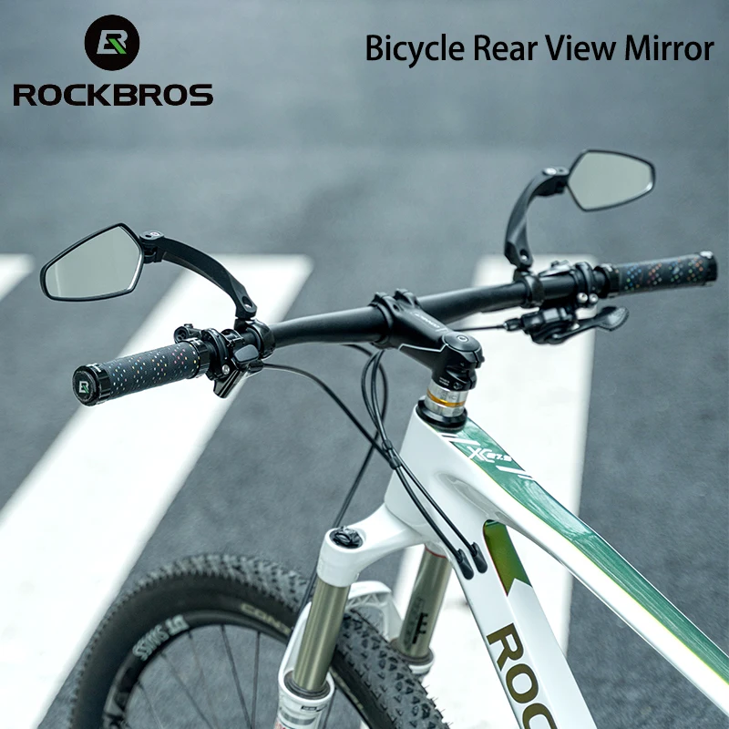 

ROCKBROS Bicycle Mirror Handlebar Rear View Mirror Adjustable Back Sight Reflector MTB Bike Accessories Cycling Rearview Mirrors