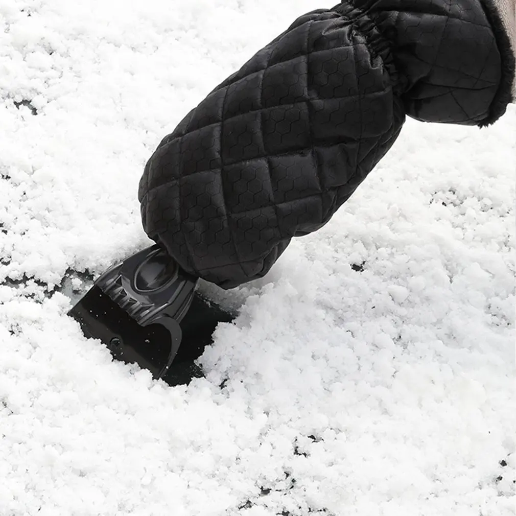 

Car Windshield Scraper Waterproof And Heated Car Ice Scraper Gloves Car Window Windshield Ice Scraper With Gloves