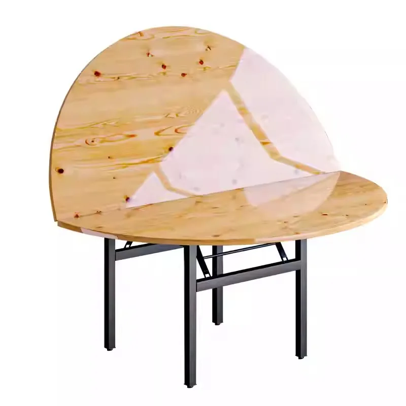 Складной обеденный стол из массива дерева на 15-20 человек