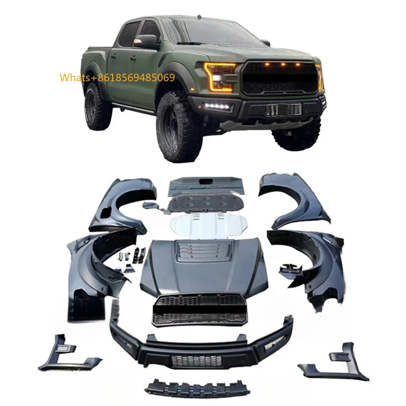 Фото Комплект обвесов Peect Fit Hot Hale Bumpe для Mercedes-Benz GLC Class X253 2015-2019 (обновление до стиля GLC63) №1