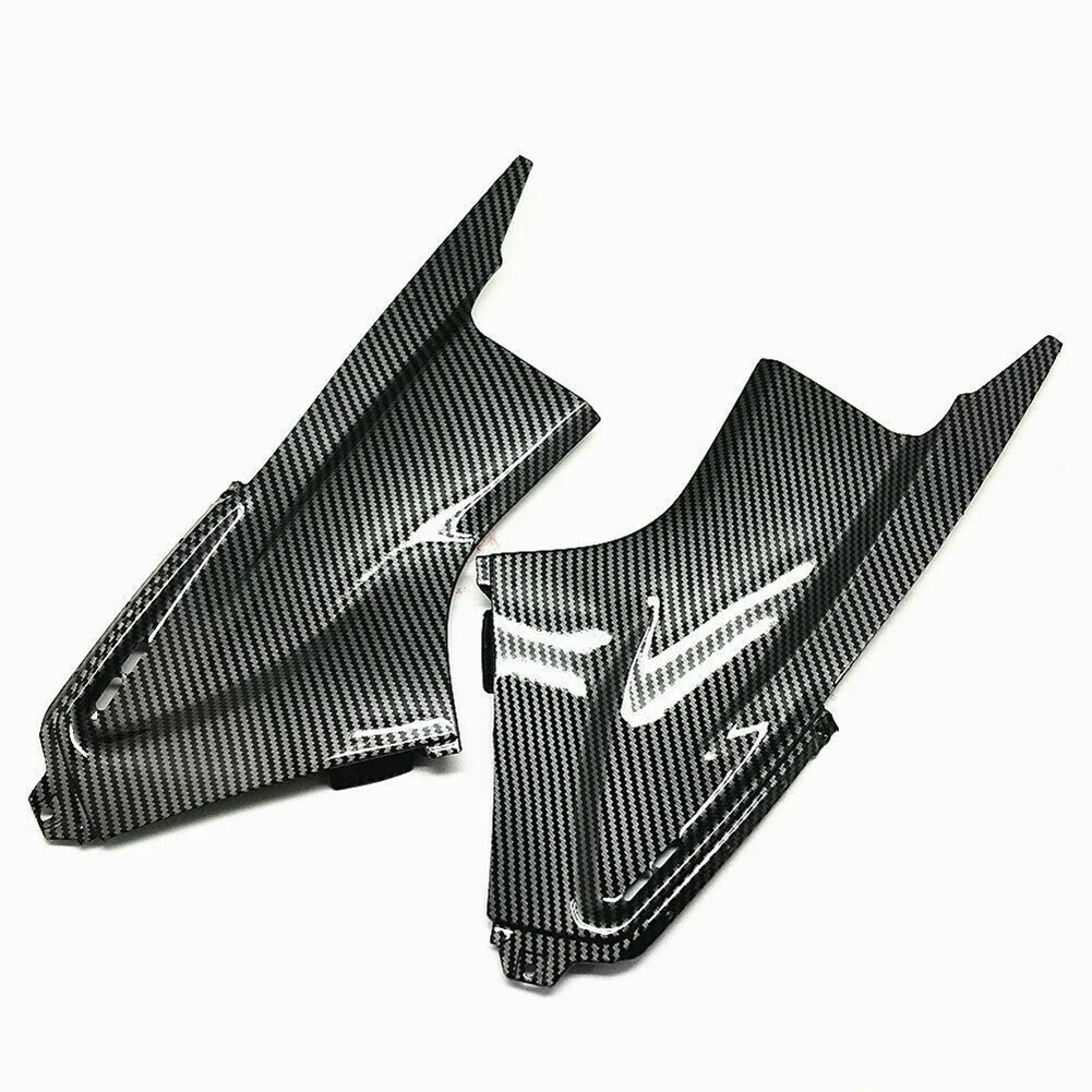

2pcs Left Right Side Air Duct Cover Fairing Insert Part For YZF R6 2003-2005 Carbon Fiber Pattern High Quanlity ABS Material