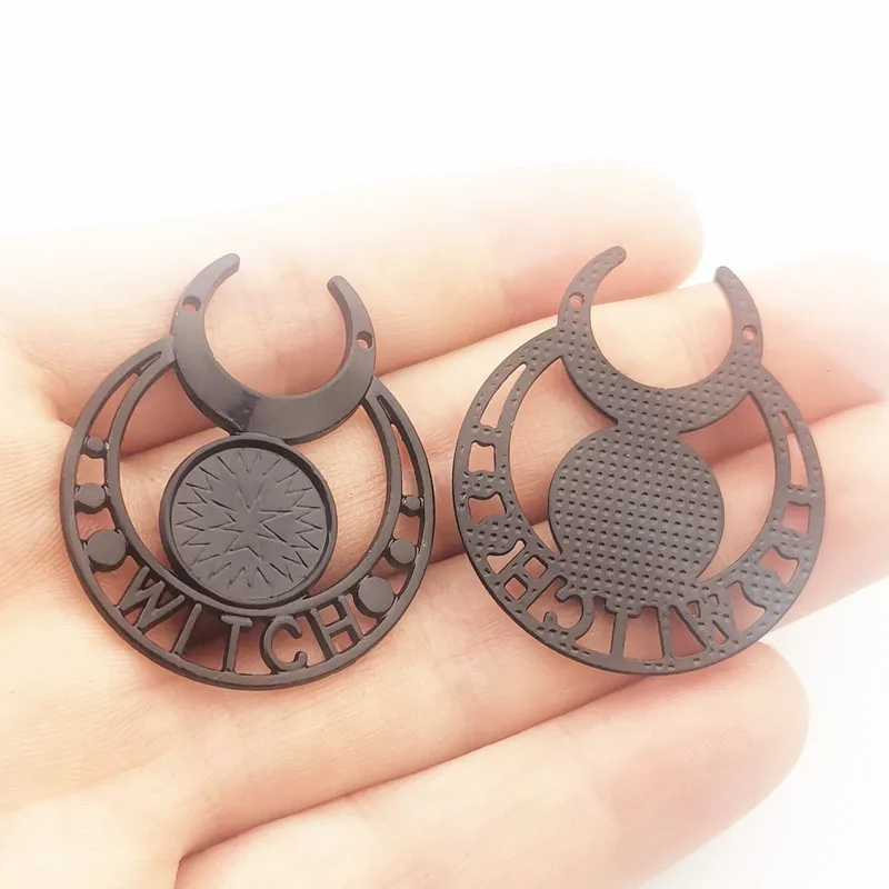 3 шт. подвеска в виде Луны и пентаграммы |