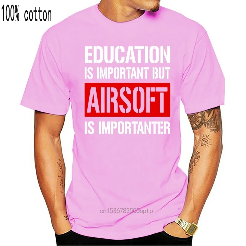 

Man Clothing Men Tshirt Short Sleeve IMPORTANTER - AIRSOFT Tshirt Cool O Neck Women t-shirt